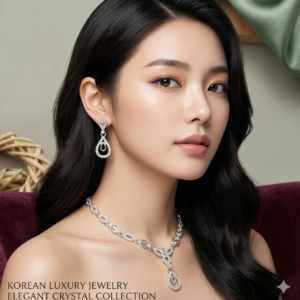 Korean Aesthetic Crystal Jewelry Set